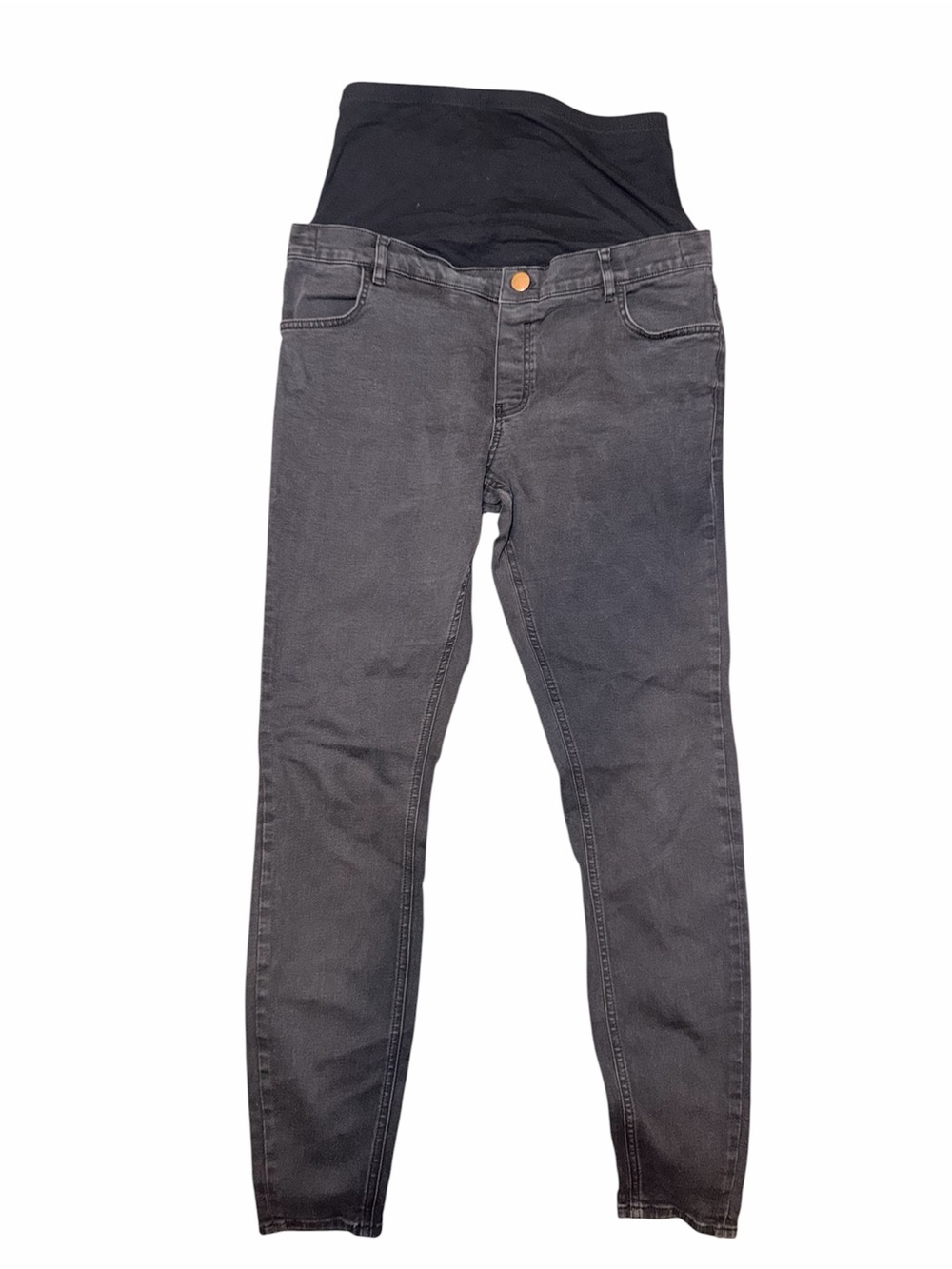 ASOS Maternity Tall Black Ridley Skinny Jeans - Over the Bump